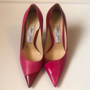 Stunning Red/Pink Jimmy Choo 100mm Heels